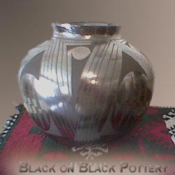 Mata Ortiz Black on Black and Polychrome Pottery