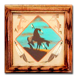 Navajo Framed Sand Paintings