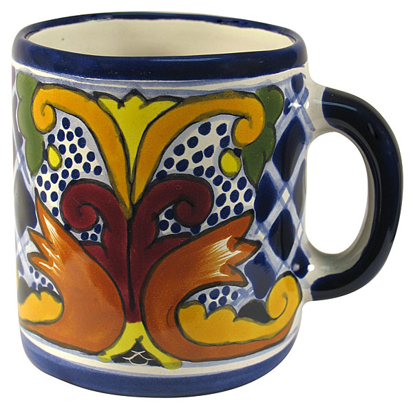 Talavera Yellow Cross Coffee Mug