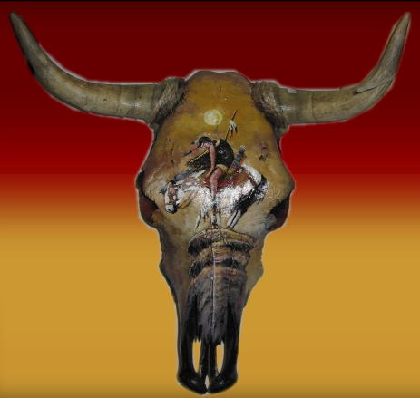 Welcome to AZ Trading Post Painted Bull Skull Gallery