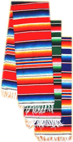Mexican sarape Table Runner from Mexico