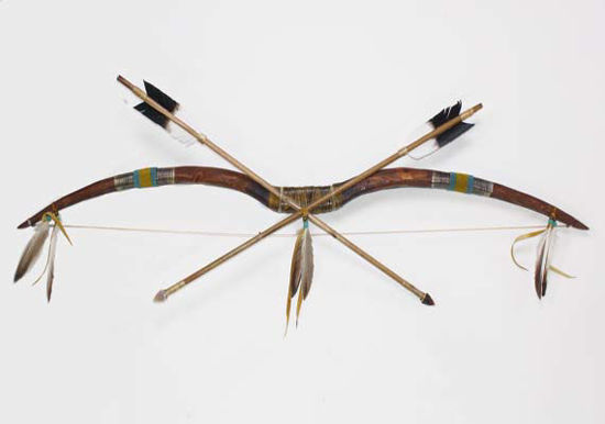 Beaded Bow and Arrow