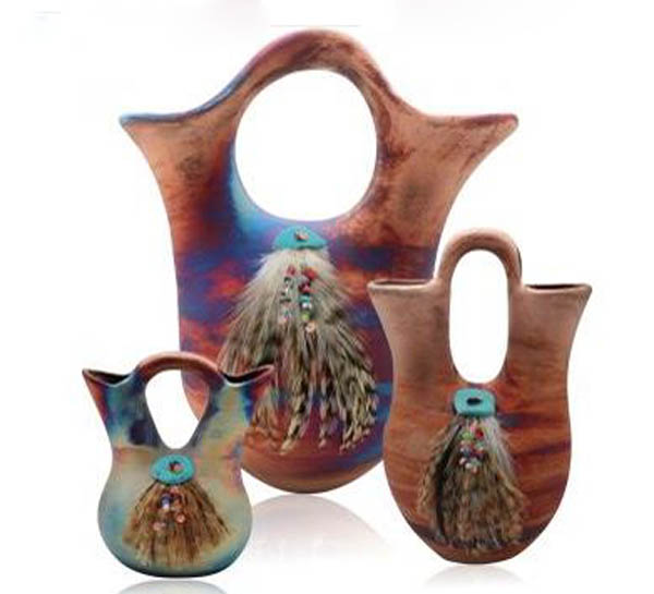 Raku Wedding Vase Collection