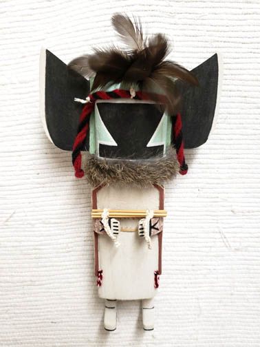 Old Style Hopi Carved Crow Mother Traditional Katsina Doll by Quinston Taylor