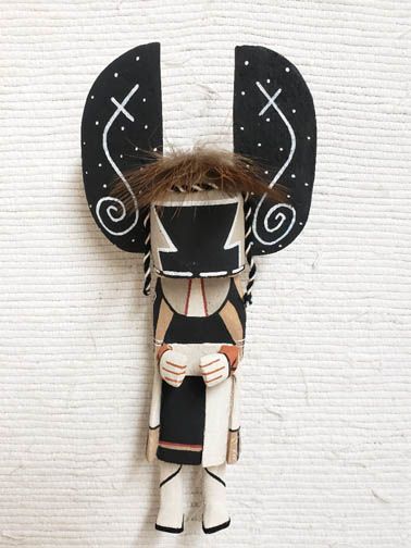 Hopi Carved Crow Mother Katsina Doll