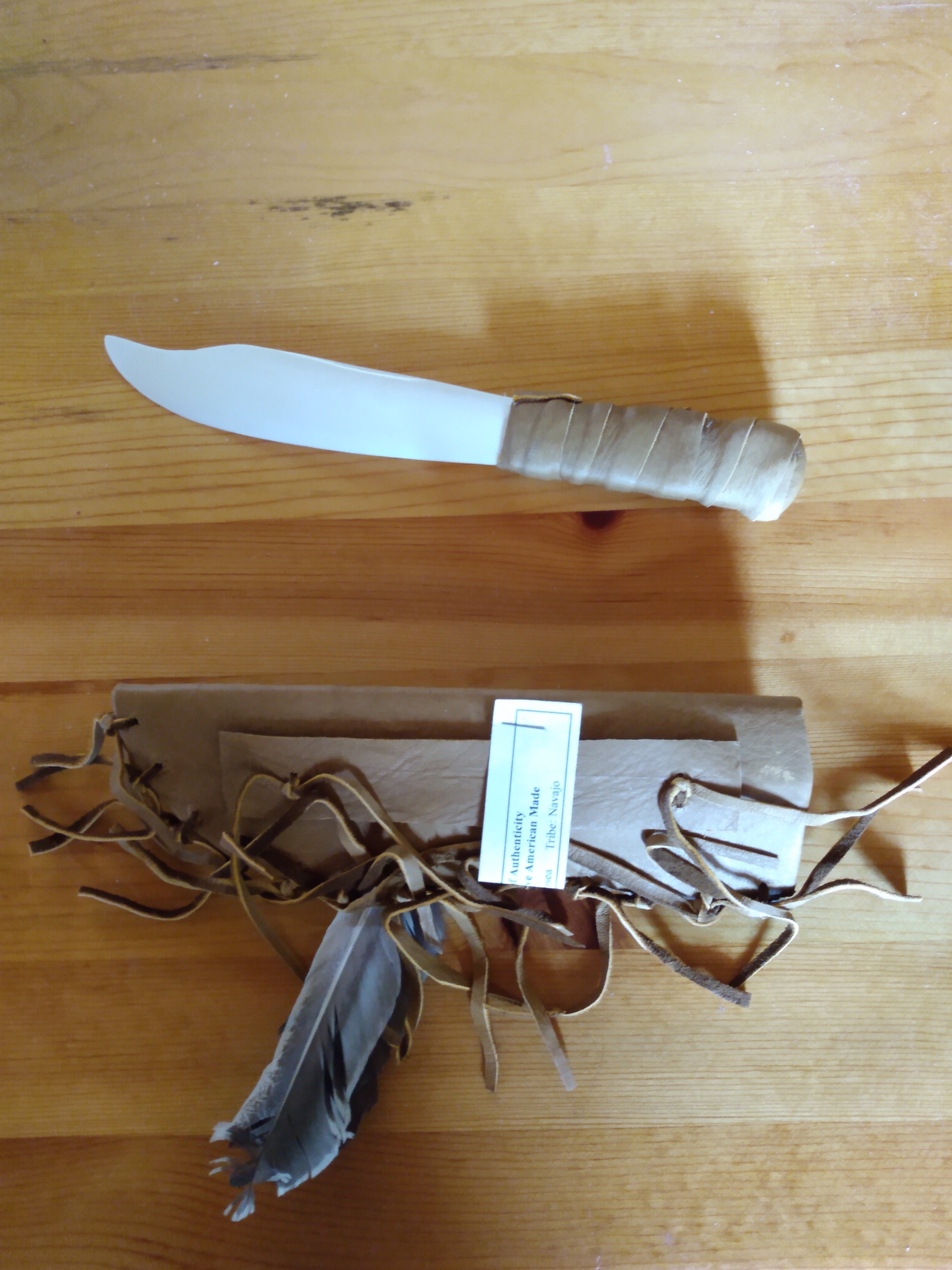 Navajo Made Knife w/ Sheath
