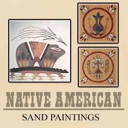 Welcome to AZ Trading Post Native American Indian Sand Painting Art Gallery