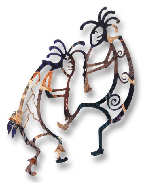 Kokopelli Metal Wall Hanging