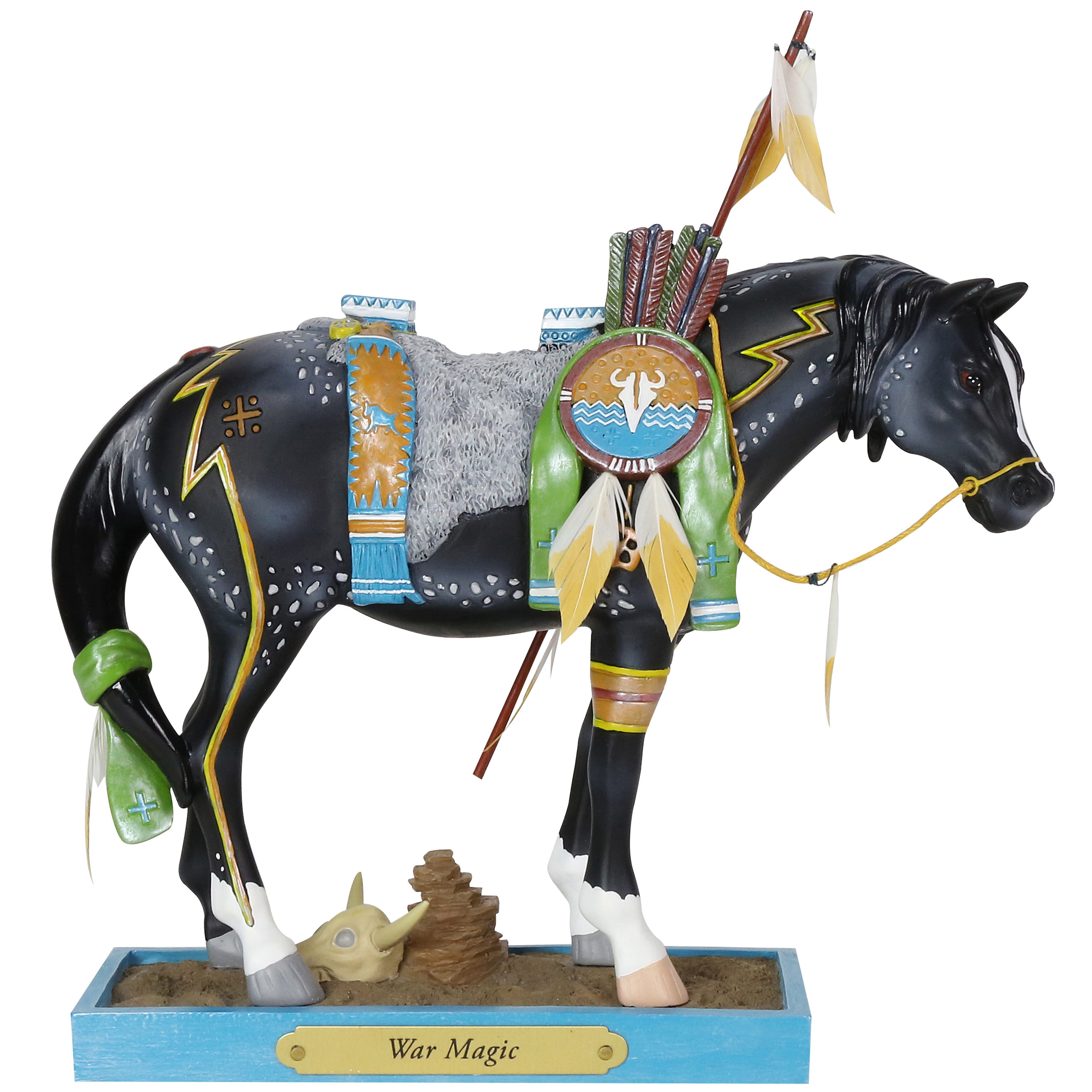 Trail Of The Painted Ponies Figurine War Magic