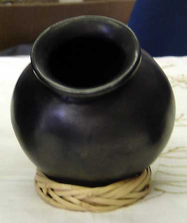 Black On Black Pottery by Dona Rosa