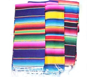 Mexican sarape blankets from Mexico
